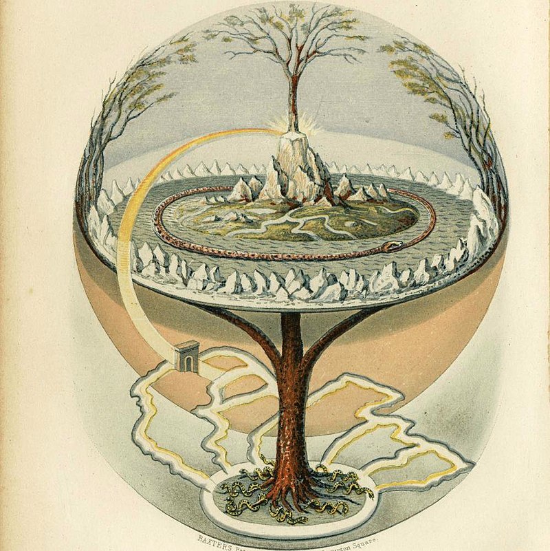北欧神話9つの世界を包有する世界樹ユグドラシル